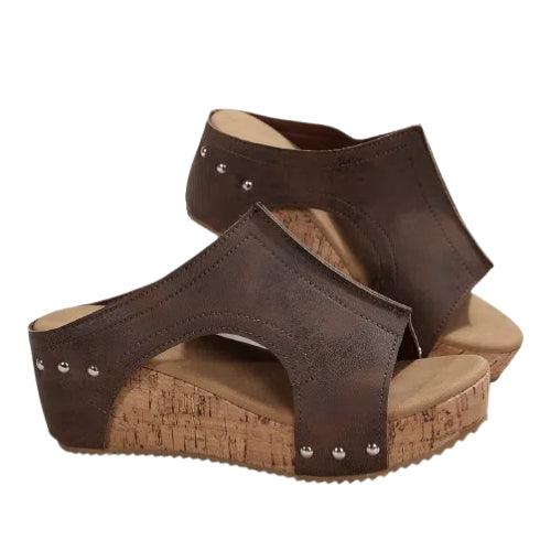 Savannah Cork Wedges