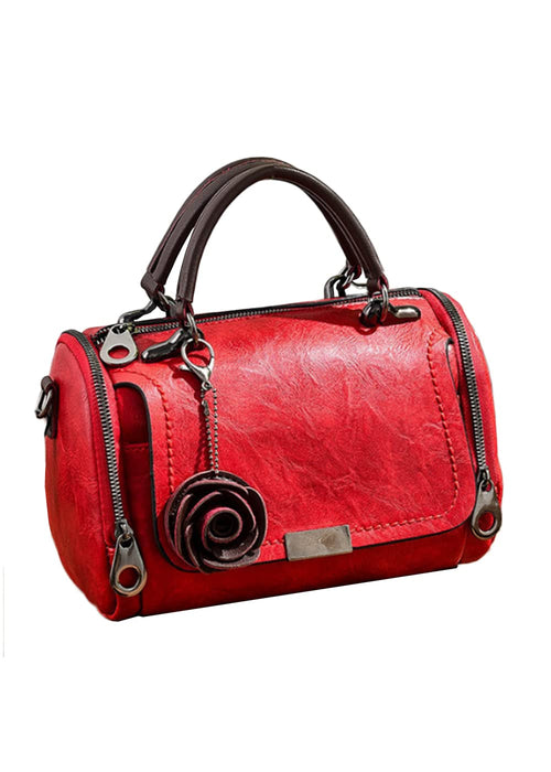 Blumenornament Damen Handtasche 