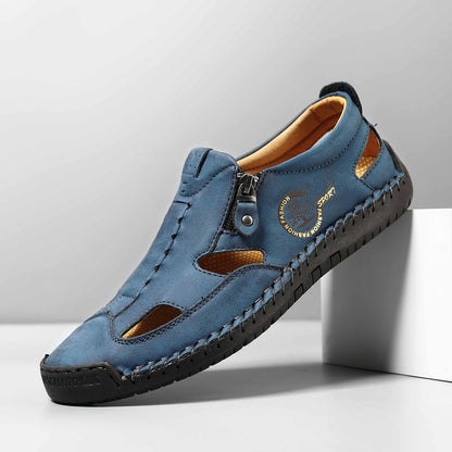 Large Size Soft Leather Men's Breathable Outdoor Sandals