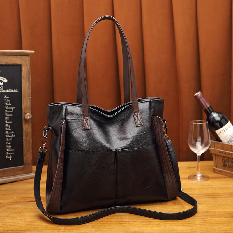Ladies PU Leather Tote Bag
