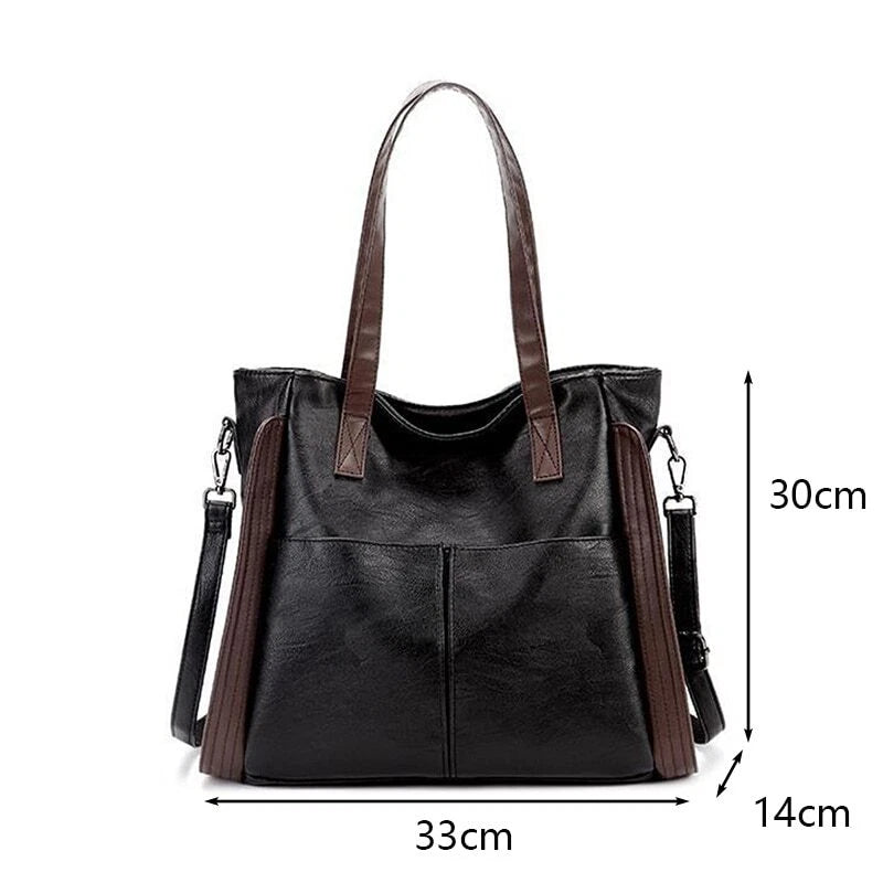 Ladies PU Leather Tote Bag