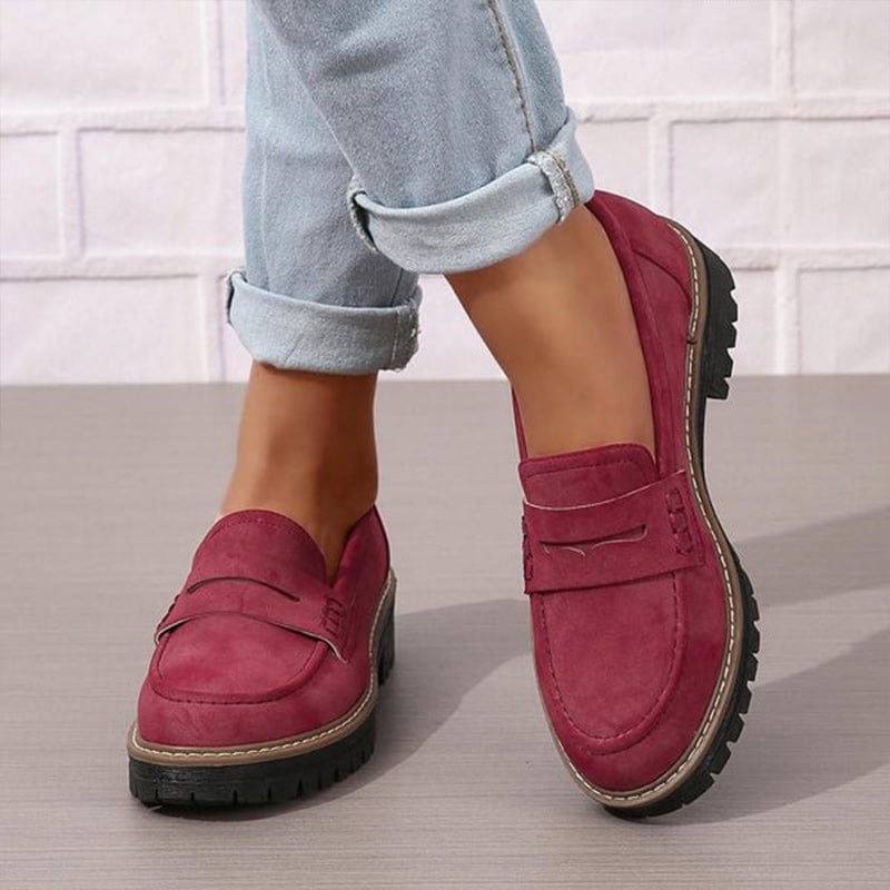 Sophia Suede Loafers